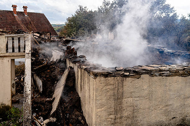 Professional Emergency Fire Cleanup technician working in Olney, MD